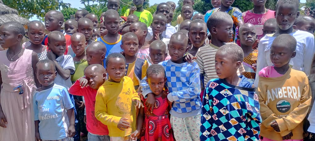 Children standing together