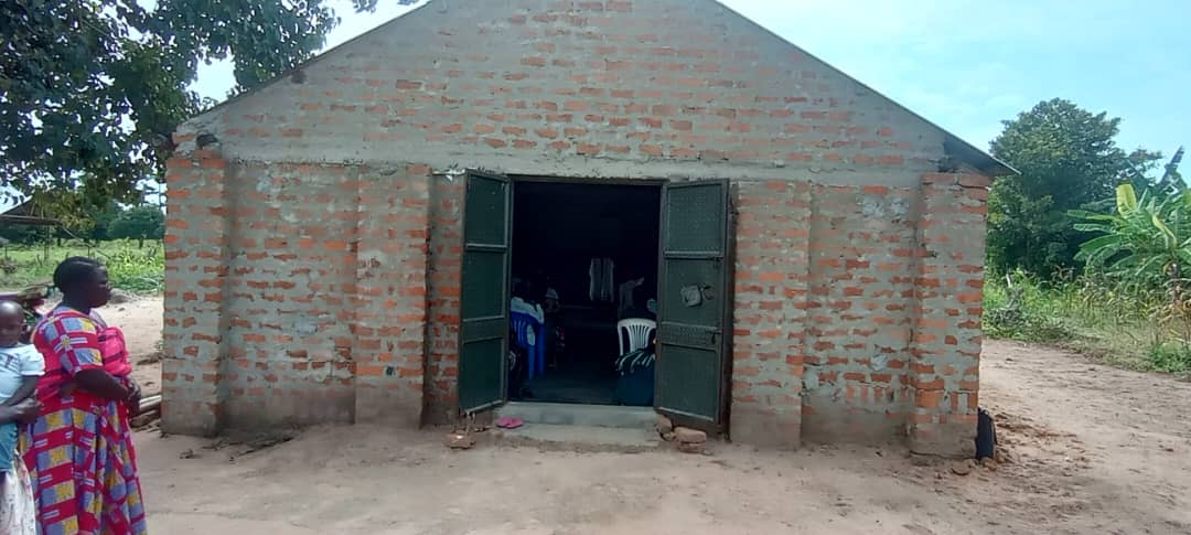 Simple brick community building